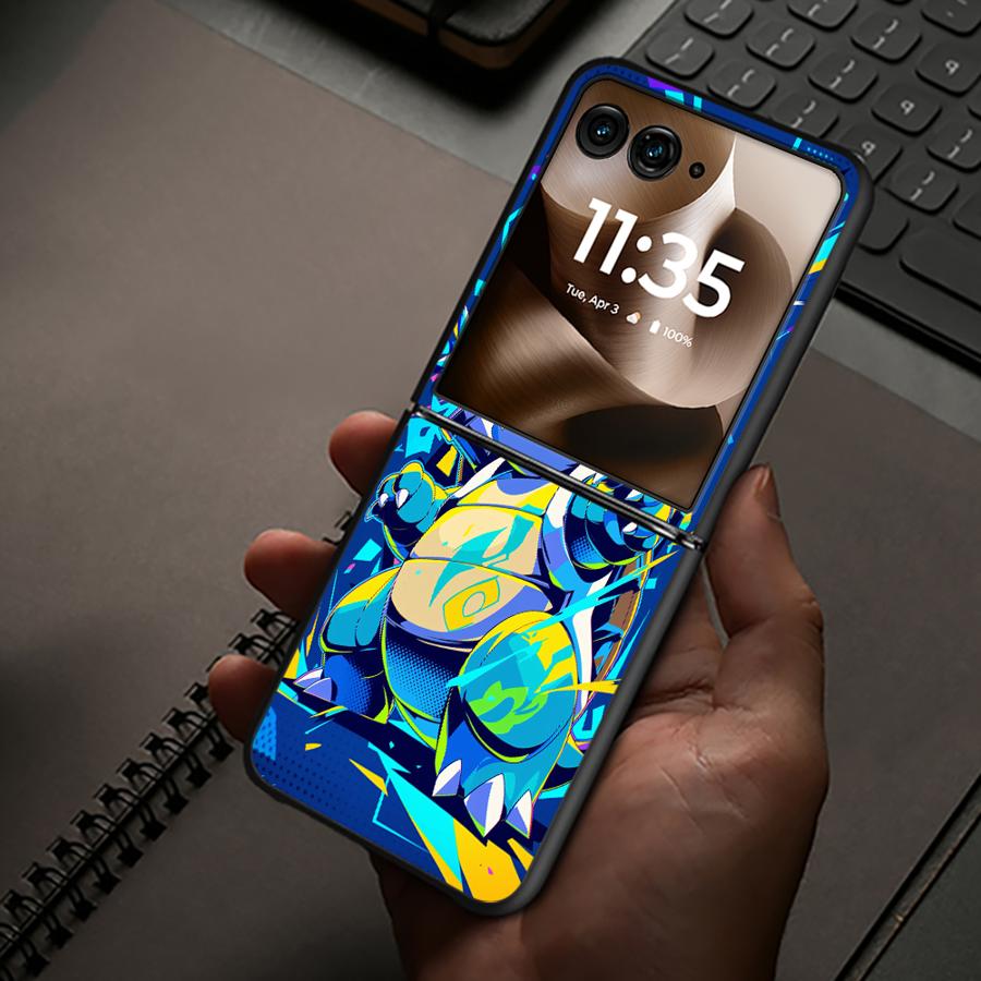 Back Phone Cover Luxury Funda Case for Motorola 50 60 Ultra 50/60 Hot Comic Pokemon Art
