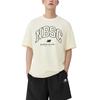 New Balance T Shirts Men's Ivory White Crew Neck Moderate NEF31341-IV