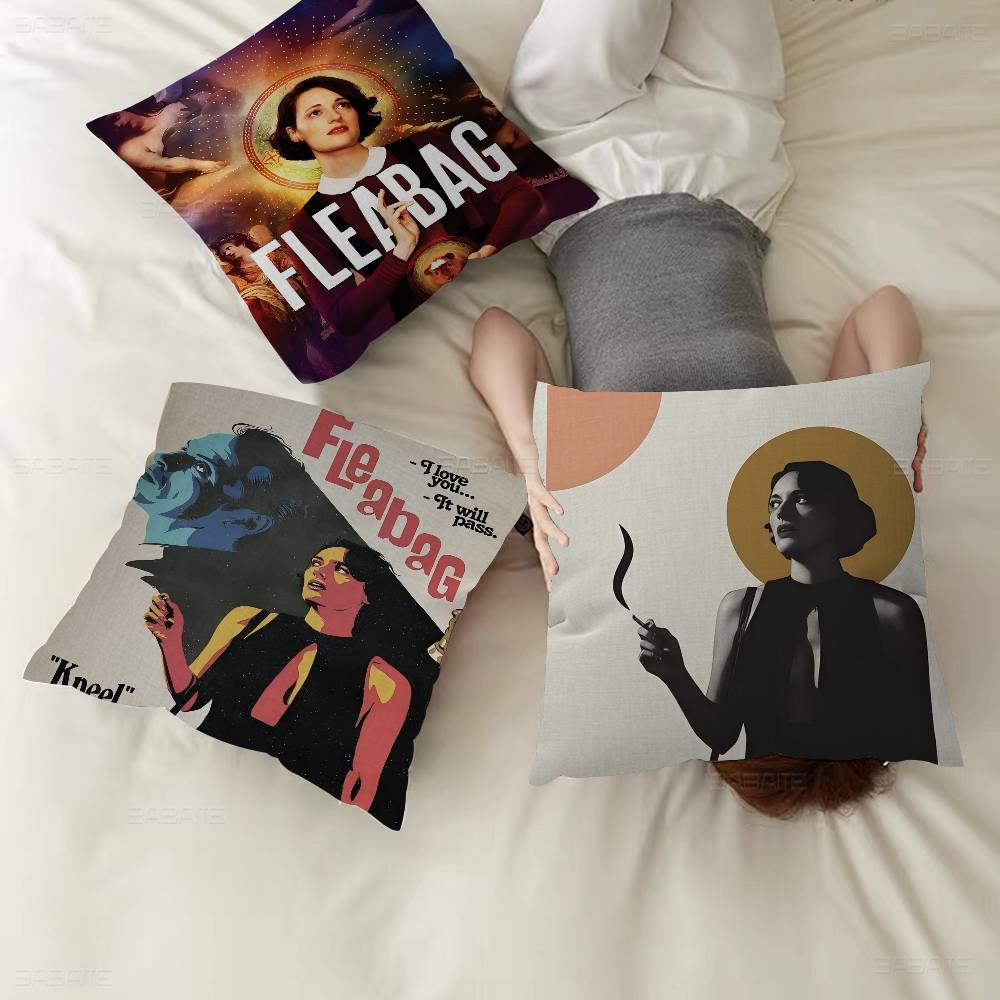 Classic Tv Show Fleabag Cushion Cover Pillow Cover Decor Pillowcase Printed Cushion Case for Couch