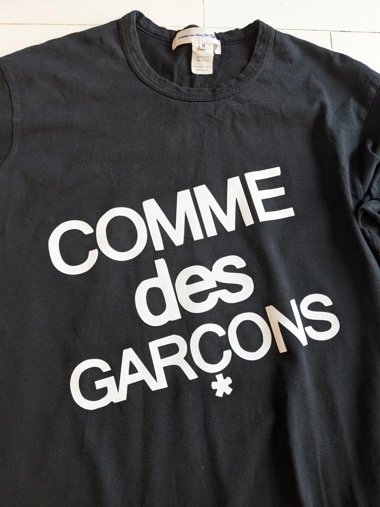 COMME des GARCONS Long Sleeved T-SHIRT Size M - CUSTOMISED BY HAND - Paul McNeil Unisex T-Shirt
