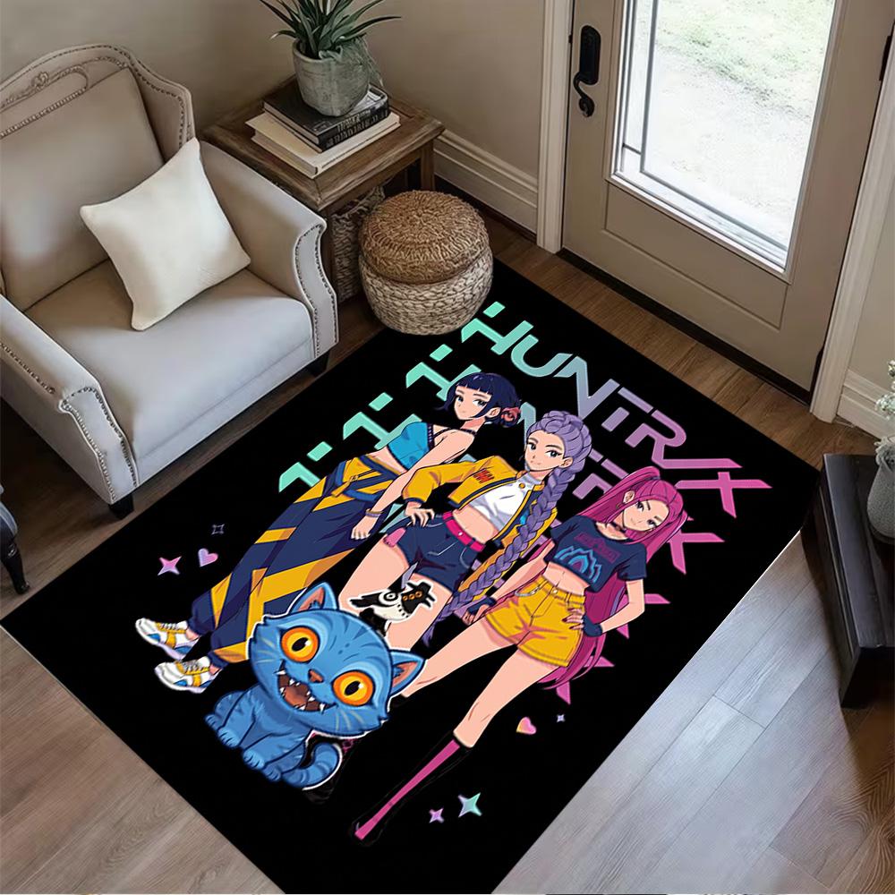 Huntrx Team Adventure Floor Mat Perfect for Bedrooms Dining Room Balcony Dormitory Anti-slip Rug Decorate Offices Birthday/Christmas Gift