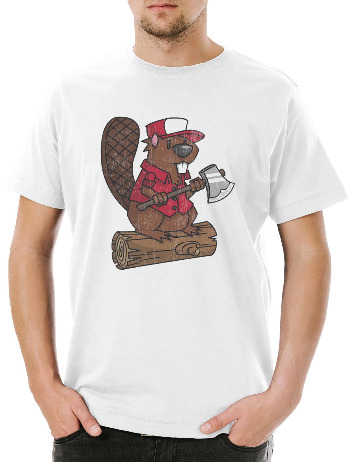 Lumberjack Biever Mens T-Shirt Mens Womens Tees Top Logger Bieber Lumberjack Woodworker Forester 2XL