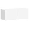 Vidaxl 3-Cz. TV Cabinet Set, White, Wood-Based Material