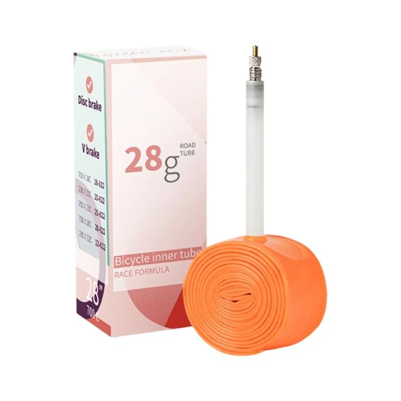 Light Weight Bike Replacement Inner Tube Tear Resistant Bike Interior Tire Tube for Mountain Bikes and Road Bikes 85mm