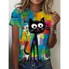 3D Printed Insect Summer Fashion Women's T-shirt Breathable and Trendy Versatile