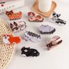 1pc New Cute Animal Series Acrylic Cat Cartoon Hair Clip, Back of the Head Hair Clip, Hair Accessories, and Dished Hair