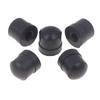 5 Stück Schwarz Posaune Gepolsterter Zugbogen Gummi Endkappen Stoßfänger Für Posaune Blechblasinstrument Reparatur Zubehör