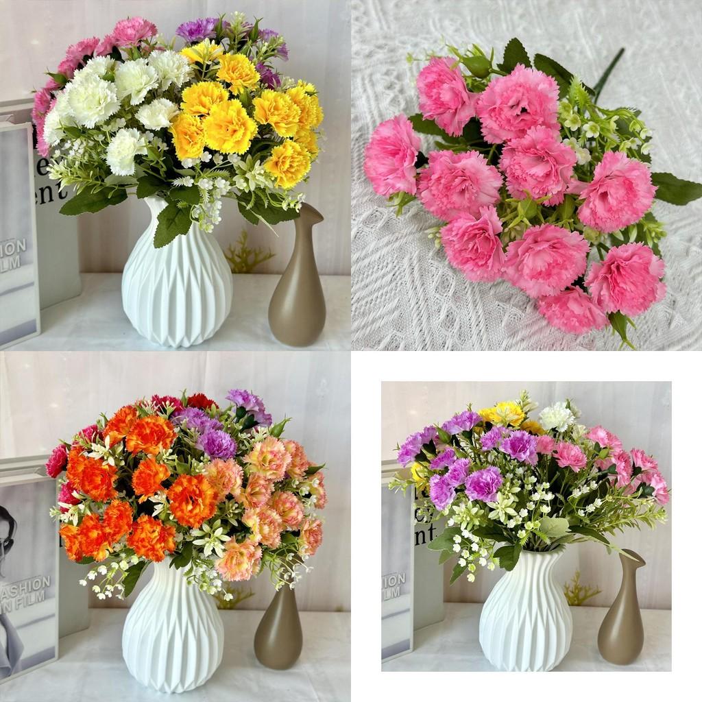 No Ip Faux Carnation Flower Wedding Photography Backdrop Decor For Home And Events