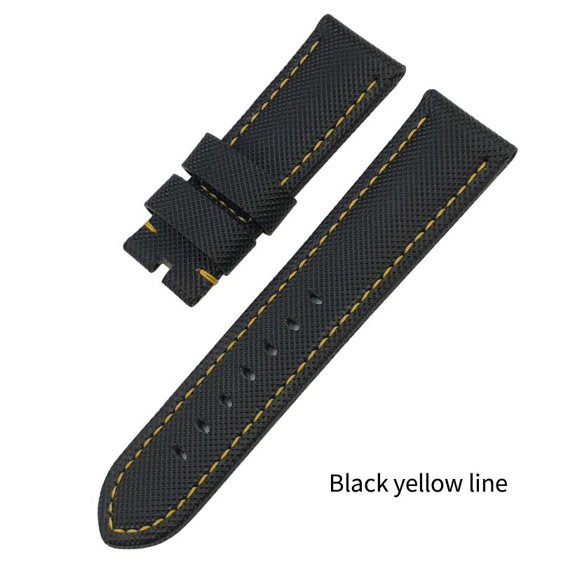 22mm 24mm 26mm High Quality Nylon Watchband Fit for Panerai LUMINOR Submersible PAM Luminous Black Blue Watch Strap Tools