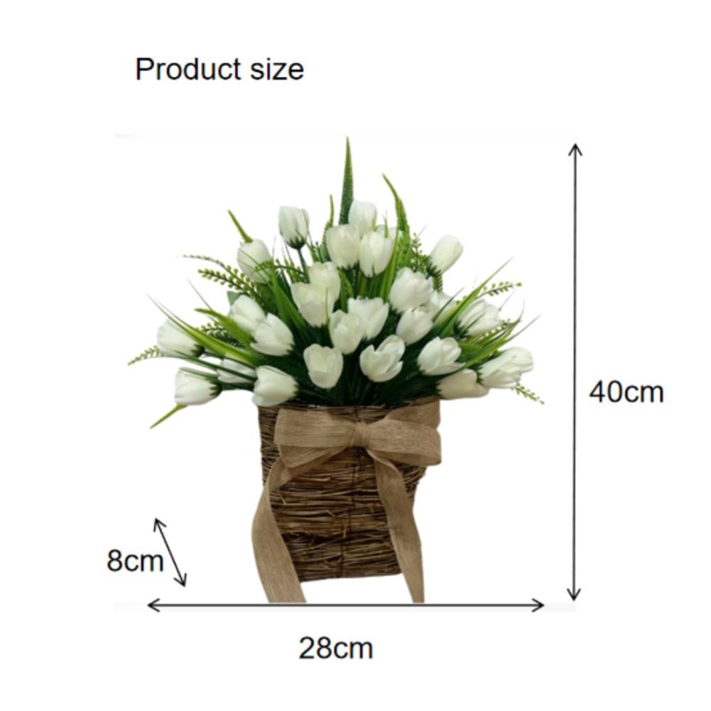 

Lavender Daisy Spring Wreath Artificial Floral Decor for Outdoor Door Wall Garden Home Photography Prop Plastic Silk 40x28x8cm China Mainland