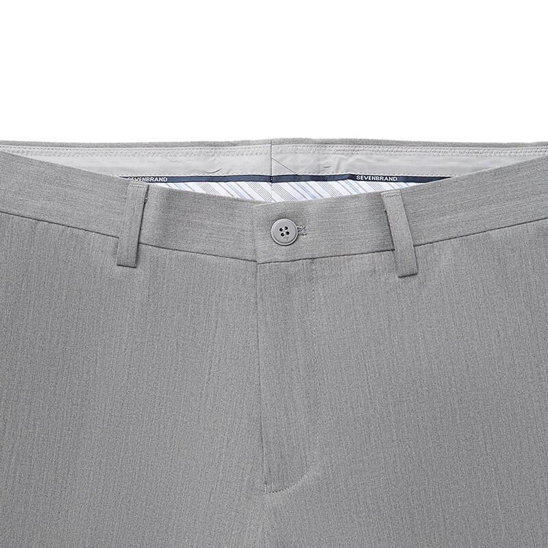 Septwolves Men's Lyocell Blend Business Casual Trousers