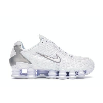 Shox TL Herren Weiß Metallic Silber Max Orange AV3595-100