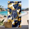 Asciugamano da Spiaggia con Stampa del Football Club Everton, Asciugamano Grande Morbido ad Asciugatura Rapida per Spiaggia Campeggio Nuoto