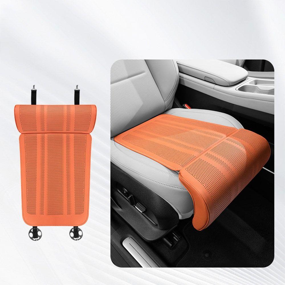 Leder Autositzbezug Atmungsaktives Sitzkissen NEU Autositz Verlängerte Fußstütze Autozubehör