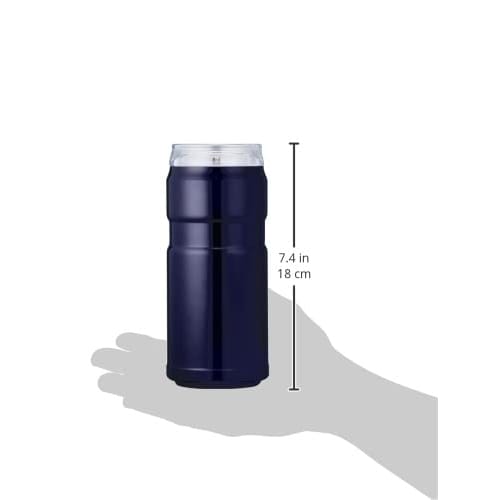 Thermos Outdoor Series Insulated Can Holder for 500ml Cans, 2-Way Type, Midnight Blue, ROD-005 MDB