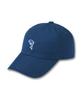 DOLPHIN WAVE APPAREL Dolphin Mini Embroidered Ball Cap Deep Blue