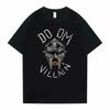 Zpěvák Mf Doom Madlib Madvillain Oboustranné grafické tričko Topy Pánské volné hip-hopové tričko Muži Ženy Fleece Bavlněná trička