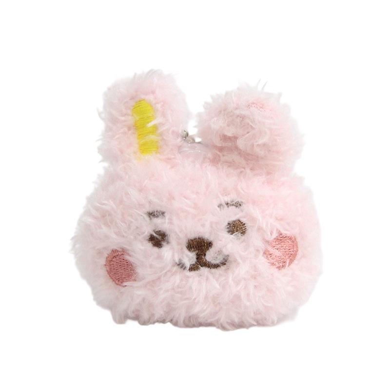 BTS Plush Doll Keychain Cute Animal Bag Charm DIY Brooch Accessory