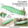 Oenux Insect Animal Wild Reptile Model Soft TPR Mantis Lizard Chameleon Housefly Gekko Action Figures Halloween Trick Kid Toy