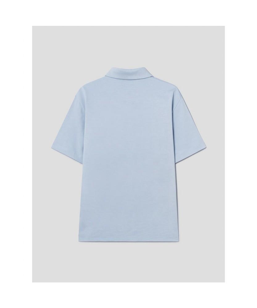 GLXY (GALAXY LIFESTYLE) Glxy [Galaxy Lifestyle][Three-No-No Clothing] Coolair Polo Shirt Sky Blue