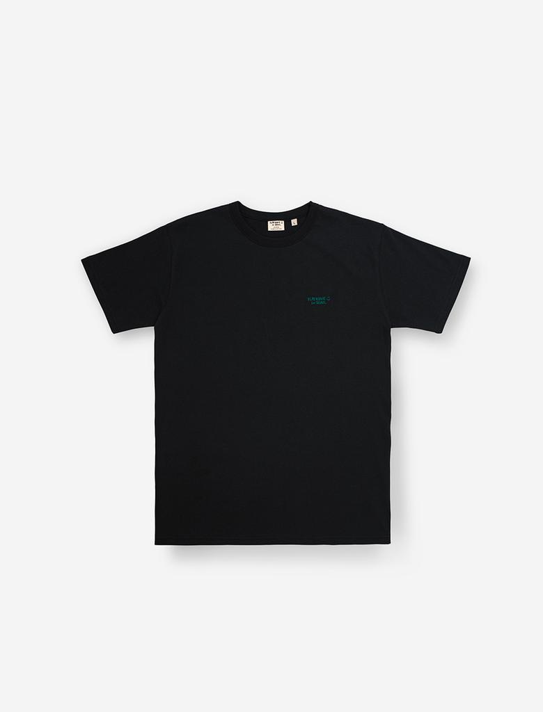 FLATWAVE IN SEOUL Naz Classic Logo T-Shirt Black