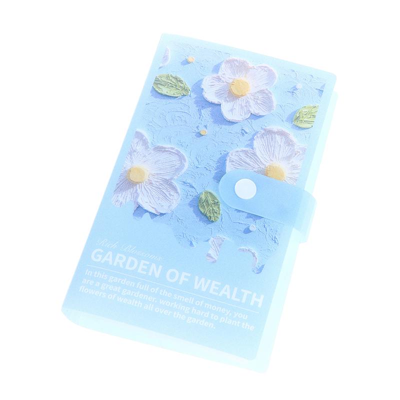 

Бюджетний органайзер A6 Конверти для заощаджень Челендж для заощаджень Водонепроникні Багаторазові Листи для заощаджень Живопис олією синій