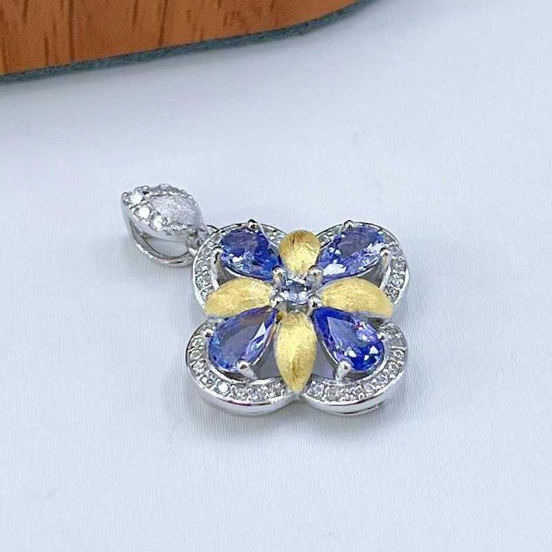 Sace Gems 925 Sterling Silber 3*5MM Natual Tansanit Edelstein Armbänder für Frauen Verlobung Cocktail Party Edlen Schmuck