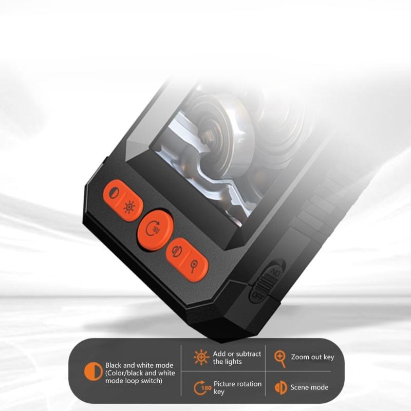 Waterproof Flexible Probe Inspection Camera for Car Maintenance Home Repair Challenging Environment with Real Time Video