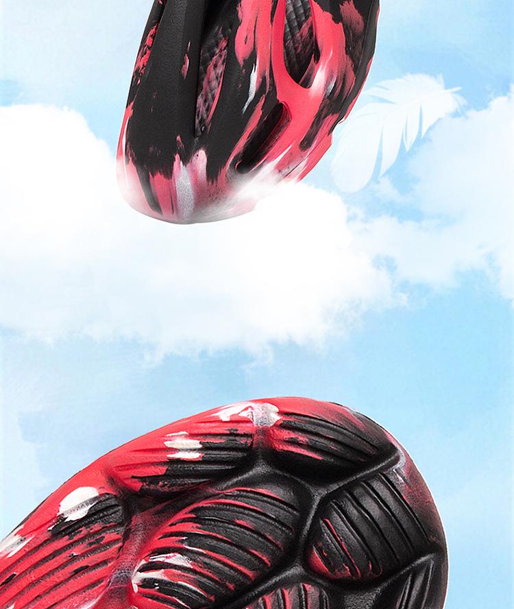 EVA Men's Color Block Trend Sandals - Creative National Tide Beach Shoes with Thick Sole