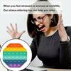 Rainbow Push Pop Bubble Sensory Fidget Toys Autism Needs Squishy Stress Reliever Toys