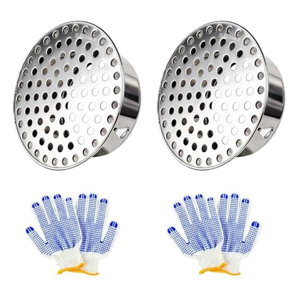 Stainless Steel Construction 3-inch Floor Drain Round Drain Cover