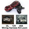 Wiring Harness For Led Work Light 1-to-2 Strip Light Switch Wiring Harness High-power Car Modification Accessories