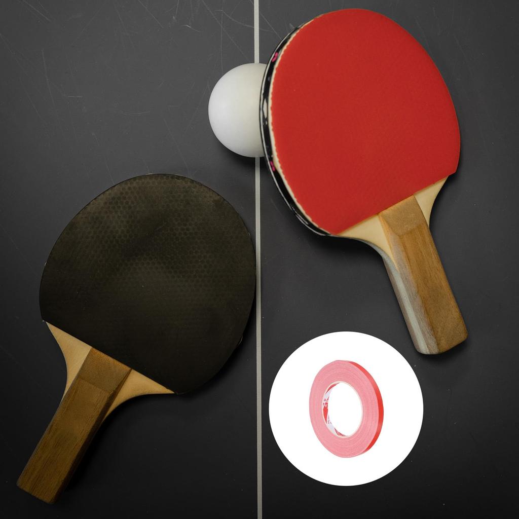 M METERXITY Ping Pong Edge Tape Fiber Cloth Protective Tape Accessories Used To Cover Racket Edges 118ft X 0.4" Red