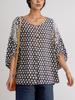 2026 Women's Batwing Sleeve Chiffon Top: Slimming, Belly-Hiding Spring/Autumn Shirt