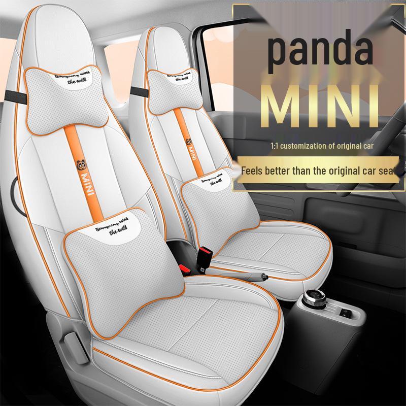 2023 Panda Mini Special Leather Seat Cover for All Seasons
