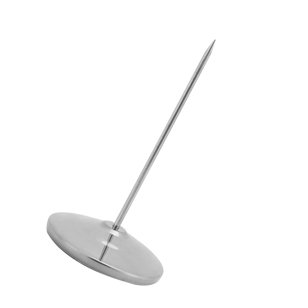 Stainless Steel Paper Memo Holder Spike Stick   Restaurant Silver for Kitchen Desk