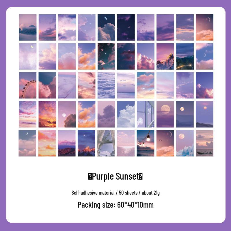 

Блокнот в стиле «Звездное небо» и книга с наклейками для DIY