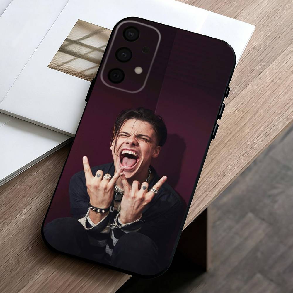 Cool Y-Yungblud Music Singer Phone Case For Samsung Galaxy A73,A72,A71,A70,A53,A52,A51,Others Soft Black Cover