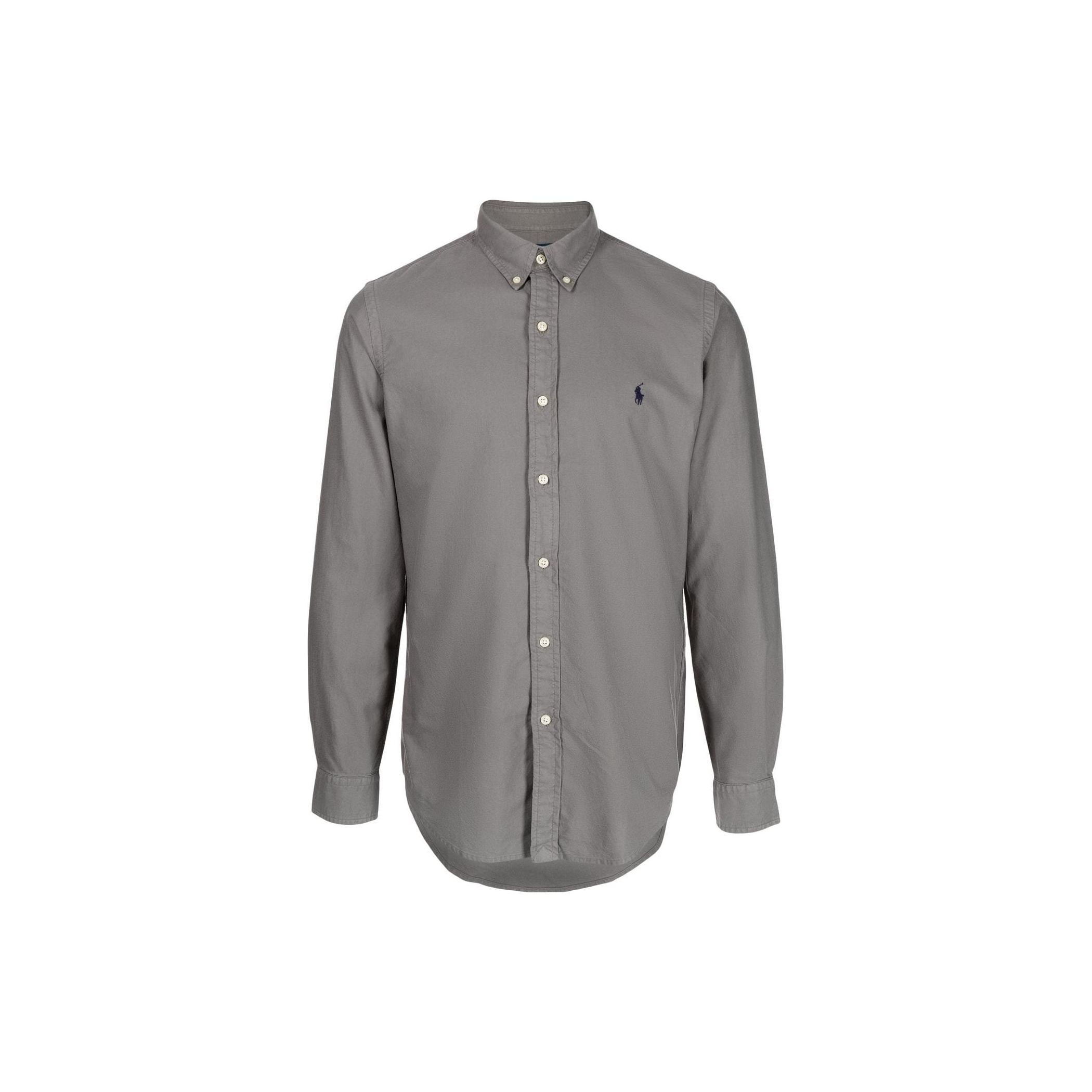 

Polo Ralph Lauren SS23 Рубашка поло с принтом логотипа Мужские рубашки Серый 710873089-004 M