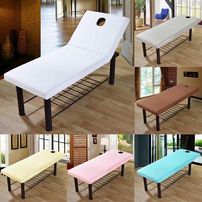 SPA Massageliegebezug Polyester Baumwollbettlaken 75x31 Zoll Kosmetikstudio Hotel Krankenhaus Langlebige Massagezubehör