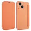 For iPhone 15 Card Holder Kickstand Liquid Silicone Bump Proof Protective Case Skin-touch Phone Cover
