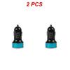 2~5PCS Auto Vehicle Car Dual USB Car Charger QC 3.0 Fast Charging Adapter Cigarette Lighter LED Voltmeter For All Mobile Phone