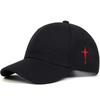 Unisex Simple Cross Water Drop Embroidery Baseball Caps Spring And Autumn Outdoor Adjustable Casual Hat Sunscreen Hat