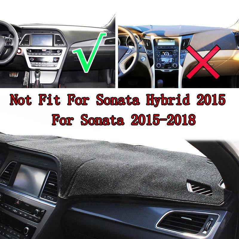 For Hyundai Sonata 2015 2016 2017 2018  LF Dashmat Dashboard Cover Pad Mat Anti-Slip Sunshade Protect Carpet Car Accessories