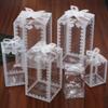 10-40 Stück Transparente Geschenkbox PVC Klare Verpackungsbox Für Hochzeit Babyparty Partygeschenk Geschenk Schokolade Süßigkeiten Kuchenbox