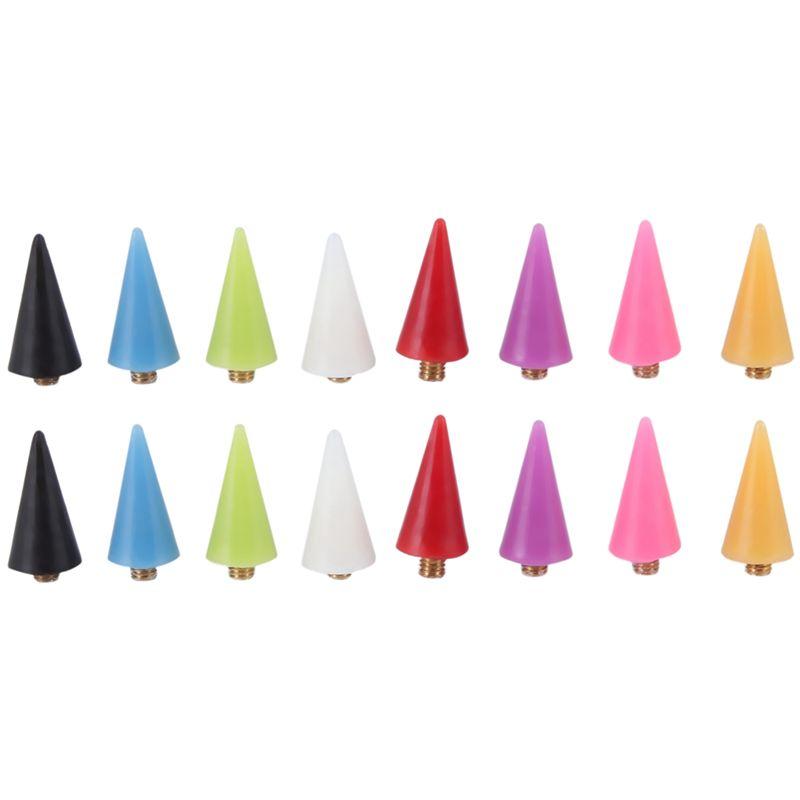 

AEE4-16 Pieces Nail Rhinestones Picker Replacement Head Tips For Nail Dotting Pen To Pick Up Nail Gem Jewelry разноцветный