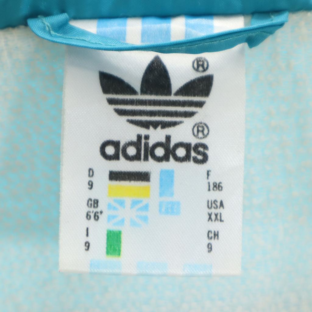 Adidas 80s Vintage Nylon Jacket XXL Green System Big Size Women Used