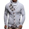 Herren Schnalle Pullover Strickjacke Winter Warmer Pullover Mantel Herbst Winter Gestrickt