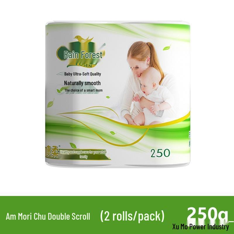 Yumori Coreless Toilet Paper Value Pack for Women & Babies - Double Roll Tissue