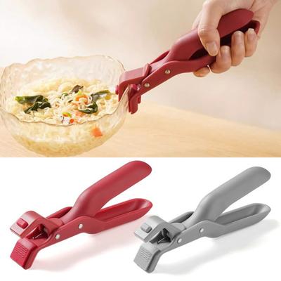 1Pc/2Pcs Anti-Scald Bowl Clips Kitchen Silicone Bowl Holder Clip Multi-Purpose Anti-Slip Hot Pan